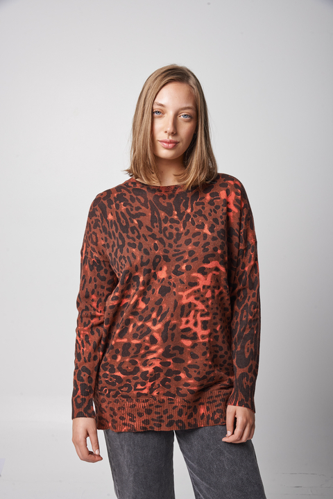 Sweater animal print D237