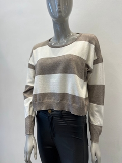 Sweater pupero rayado SW26 - tienda online