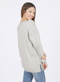 Sweater morleado y tajo SW22 - comprar online