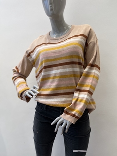 Sweater rayas de colores SW51 - comprar online