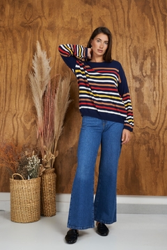 Sweater rayas de colores SW51 - comprar online