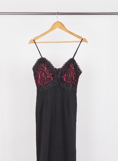 Vestido c/ tajo V0217 - tienda online