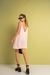 Vestido Lara corto - Rosa - comprar online