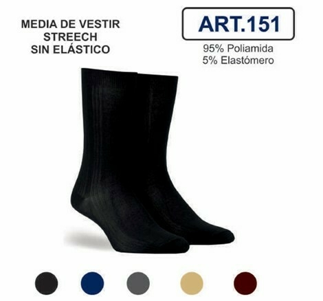 ART 151 MEDIA STRECH SIN ELASTICO DAVOR HOMBRE