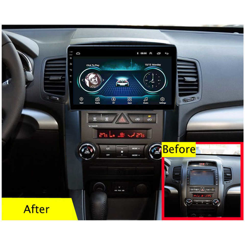 Stereo Multimedia 9" Kia Sorento 2010 al 2013 con GPS - WiFi - Mirror Link para Android/Iphone