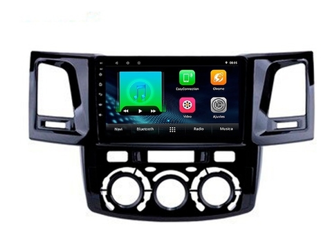 Stereo Multimedia 9" para Toyota Hilux 2010 al 2015 con GPS - WiFi - Mirror Link para Android/Iphone