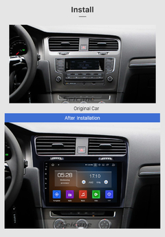 Stereo Multimedia 10" para VW Golf 2014-2019 con GPS - WiFi - Mirror Link para Android/Iphone en internet