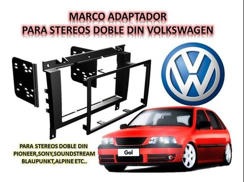 Marco Adaptador Doble Din ( 2 Din ) para VW Gol / Saveiro G3 ( III )