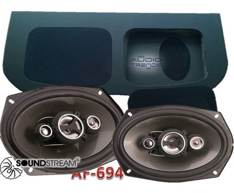 Combo Luneta Acustica para Gol Trend / Fox + Soundstream 6x9 Af-694