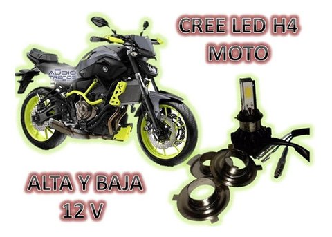 Kit CreeLed Alta Y Baja Para Moto 3400 Lumens