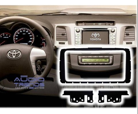 Marco Frente Adaptador 2 Din Hilux 2013-2015