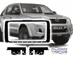 Marco Frente Adaptador 2 Din Hilux 2013-2015