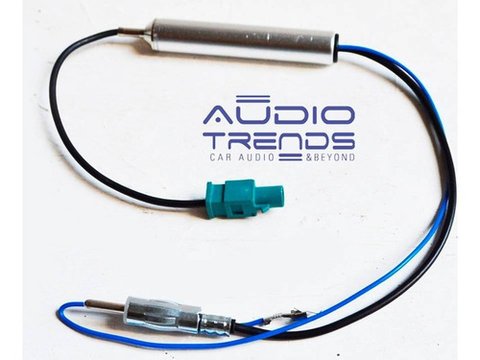 Adaptador De Antena Fakra Macho A 1 Din Macho Stereo Nuevo!!