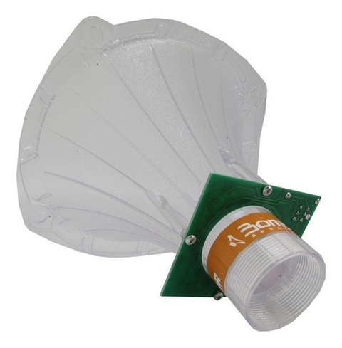 Corneta Difusor Para Driver Bomber Transparente Led Rgb