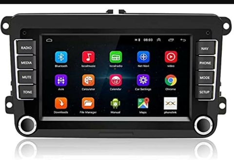 Stereo Multimedia 7" para VW 2016-2019 Fox Suran Gol Vento Polo Amarok Scirocco con GPS - WiFi - Mirror Link para Android/Iphone