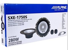 Componentes 6.5 Alpine Parlantes Para Auto Sxe-1751 Tweeter - comprar online