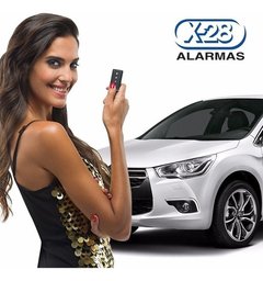 Alarma para Auto X-28 Z30 RH Sirena Hablada con Volumetrico y Presencia en internet