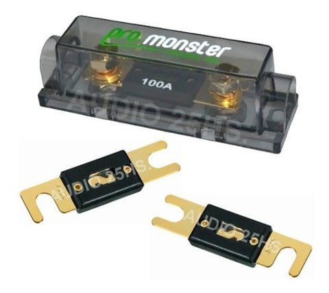 Kit Cables Instalacion Potencia Hasta 2600w Monster Panter