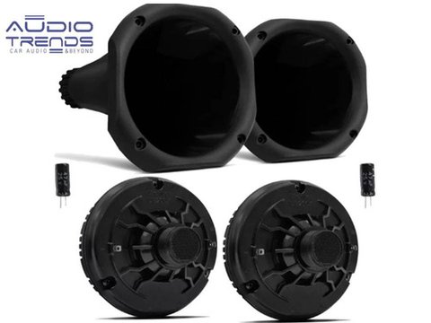 Cornetas Bomber Db200 X 80rms Kit 2 Driver Armado