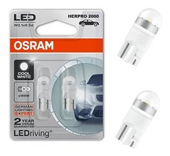 Juego Led Osram W5w Cool White 6000k T10 12v Vidrio Posicion