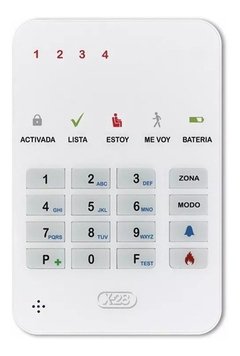 Kit Alarma X-28 4 Zonas C/luz Emergencia - comprar online