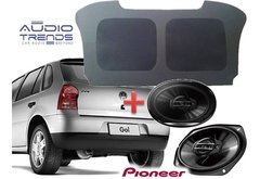 Luneta Acustica para Gol Power + Parlantes 6x9 Pioneer 400w