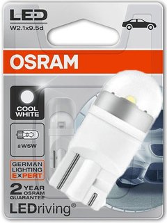 1 Led Osram W5w Cool White 6000k T10 12v Vidrio Posicion en internet