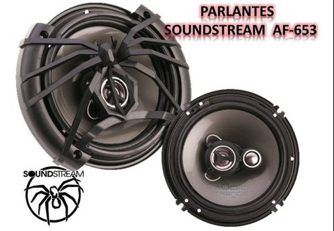 Parlantes SoundStream AF-653 6" 3 Vías 300w / 100w RMS