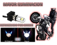 Kit CreeLed Alta Y Baja Para Moto 3400 Lumens en internet