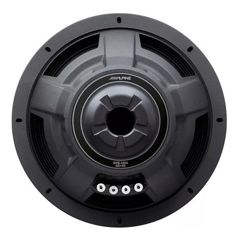 Subwoofer 12" Alpine S-W12D4 1800w - Doble Bobina 600w Reales