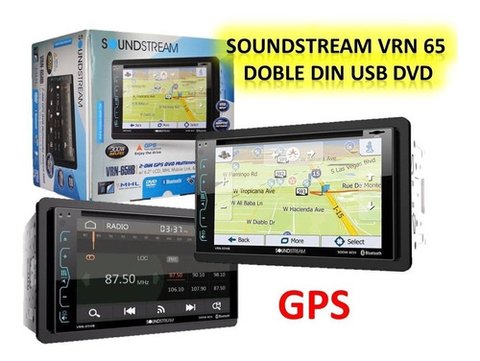 DVD Doble Din 6,2" SoundStream VR-620HB con USB - Bluetooth - PhoneLink