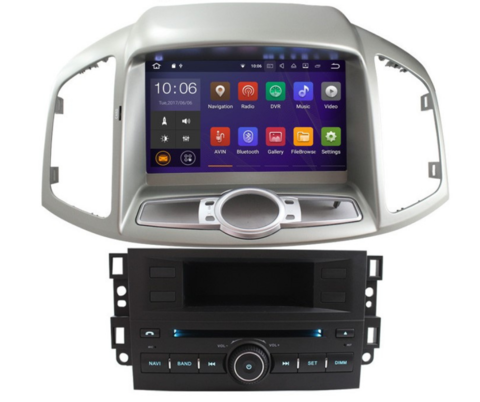 Stereo Multimedia 8" para Chevrolet Captiva 2013 al 2016 con GPS - WiFi - Mirror Link para Android/Iphone