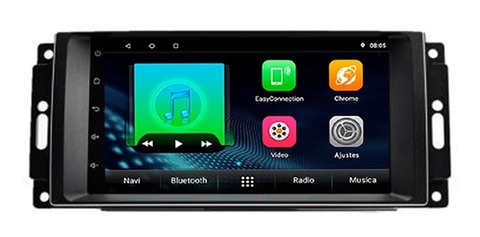Stereo Multimedia 7" Jeep Wrangler / Cherokee 2010-2013 con GPS - WiFi - Mirror Link para Android/Iphone