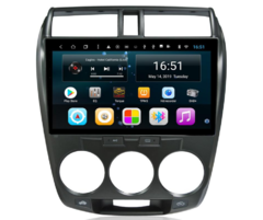 Stereo Multimedia 10" para Honda City 2008 al 2014 ( Aire Manual ) con GPS - WiFi - Mirror Link para Android/Iphone