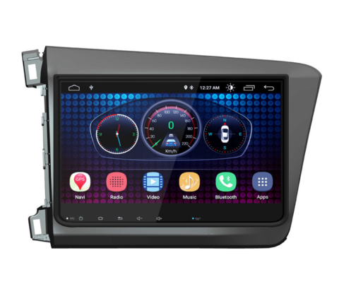 Stereo Multimedia 9" para Honda Civic 2012 al 2015 con GPS - WiFi - Mirror Link para Android/Iphone