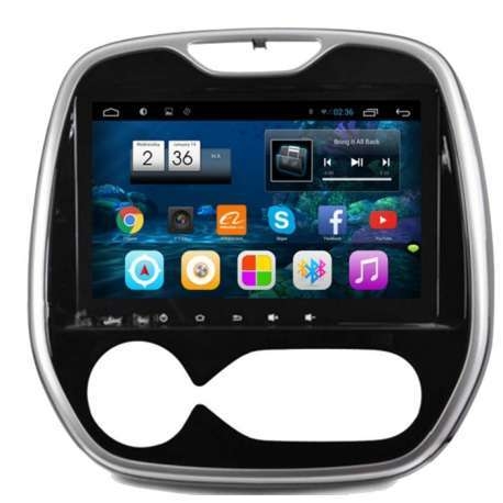 Stereo Multimedia 9" para Renault Captur 2017 al 2019 Aire Digital con GPS - WiFi - Mirror Link para Android/Iphone