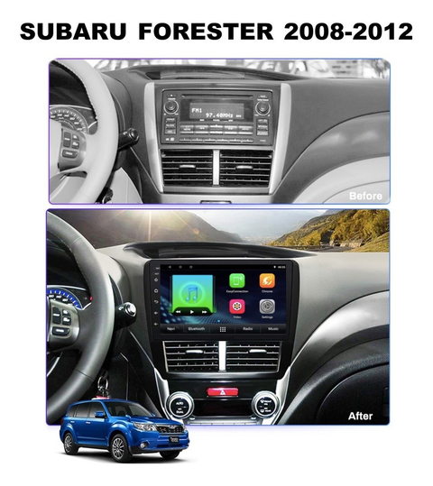 Stereo Multimedia 9" para Subaru Impresa / Forester 2009 al 2012 con GPS - WiFi - Mirror Link para Android/Iphone