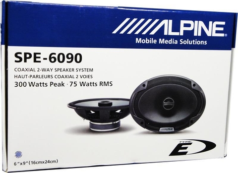 Juego de Parlantes Alpine SPE-6090 2 Vias 75w Reales