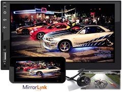 Stereo Multimedia 2 Din 7" P9 - Mirror Link para Android y iPhone - USB y Bluetooth