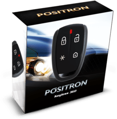 Alarma para Auto Positron Keyless 360 de Impacto con manejo desde la Llave Original