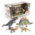 Pack X 4 Dinosaurios Set Cretaceous Original Partes Móviles - WABRO
