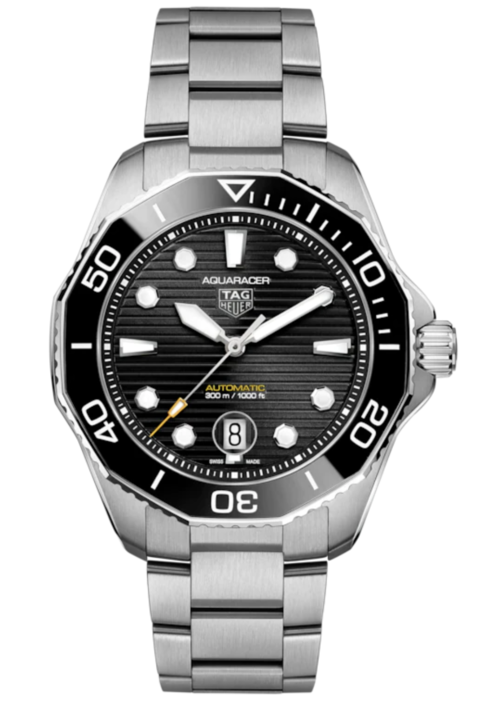 Reloj Tag Heuer Aquaracer 300m Quartz Black Dial Para Hombre