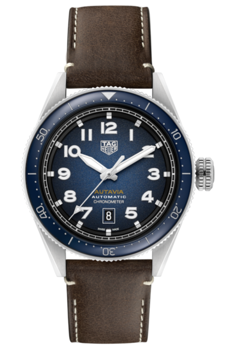 Reloj Hombre Tag Heuer Autavia Calibre 5 Cosc Automatic WBE5114.EB0173