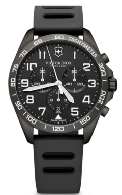 VICTORINOX FieldForce Sport Black Rubber Chronograph 241926