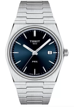 Reloj Tissot PRX para hombre de acero plateado 1374101104100