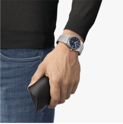 Reloj Tissot PRX para hombre de acero azul automatico T1374071104100, Agente Oficial en internet