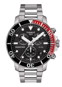 Reloj Hombre Tissot T1204171105101 T-Sport Seastar 1000 Chronograph, Agente Oficial Argentina