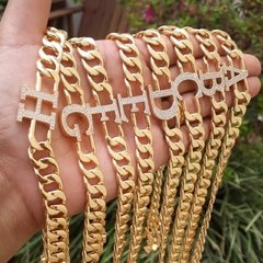 Chocker AUTÊNTICA personalizável 1 letra cravejada