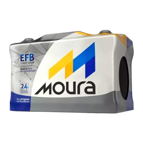 Bateria Moura 12x80 EFB 80ah Mf80cd Start Stop