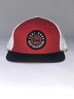 Gorra Cool Haas Roja/Blanca